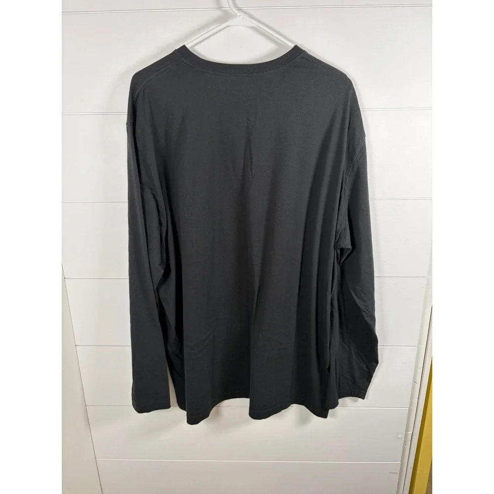 Fresh Clean Threads Lot of 2 Black Long Sleeve StratuSoft Crew Neck Tee Mens 3XL
